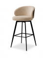 Camerota Bar Stool Sabino Beige/Walnut