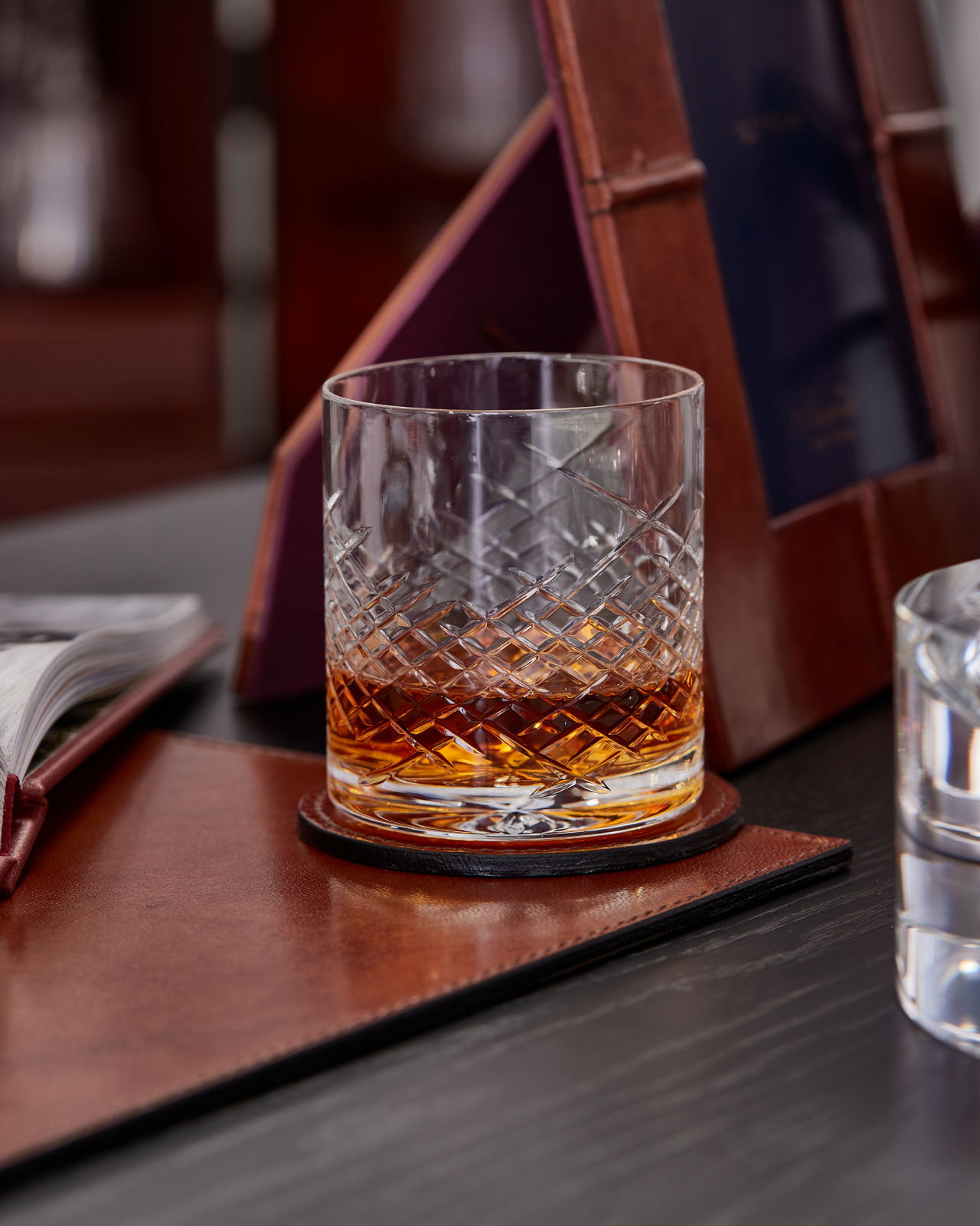 Kensington skrivbordsunderlägg läder