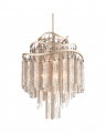 Chimera Chandelier Warm Silver Leaf