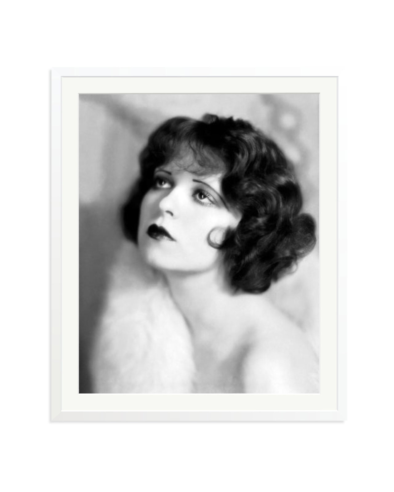 Clara Bow Portrait White / XXL