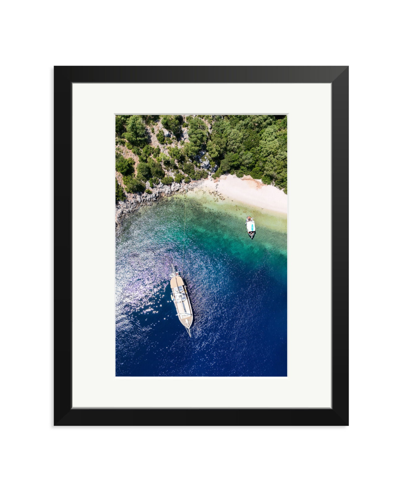 Sailing in Kefalonia Black / Medium