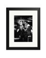 Johnny Hallyday and Sammy Davis Jr. Black / Small