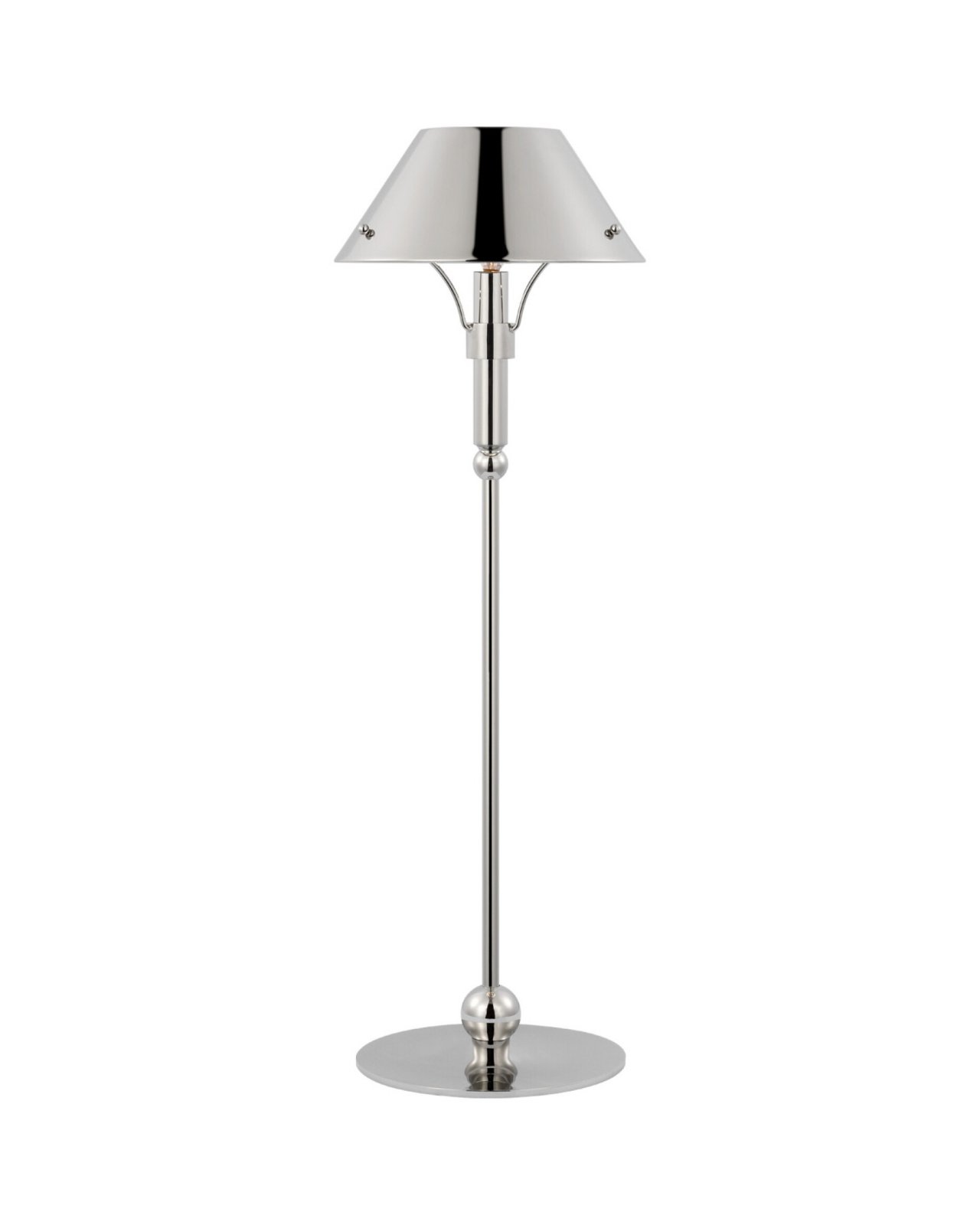 Turlington Table Lamp Polished Nickel Medium