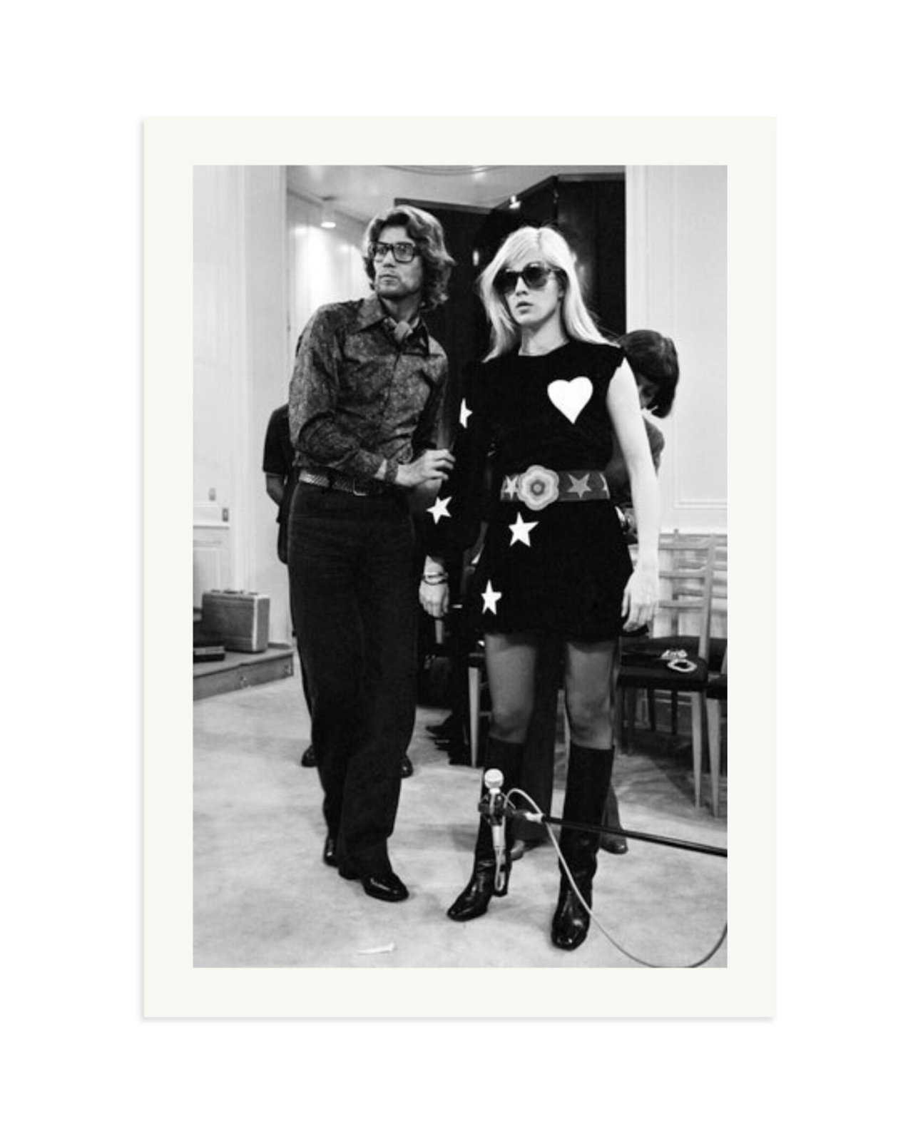 Sylvie Vartan at Yves Saint Laurent Print Only / XXL