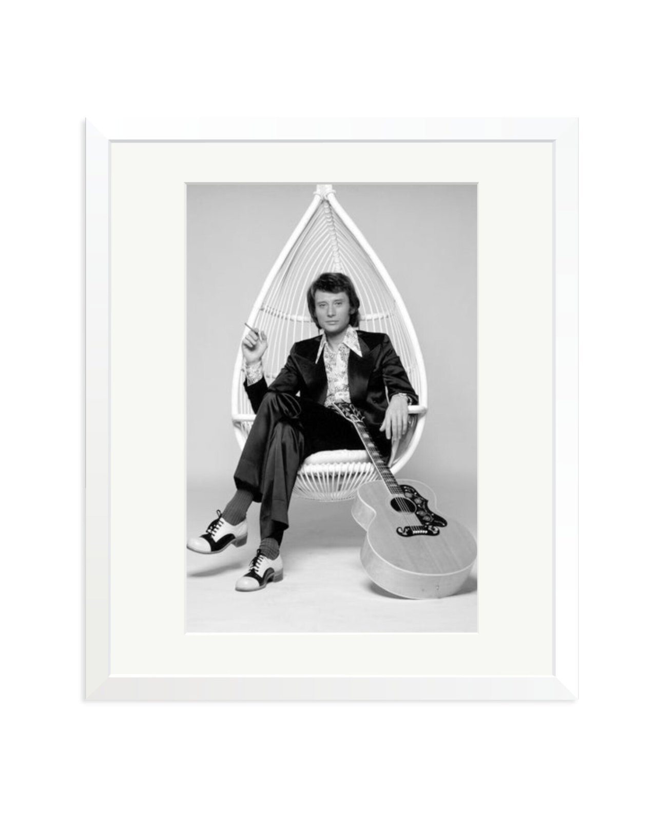 Johnny and his Guitar White / Large
