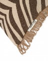 Zebra kissen braun