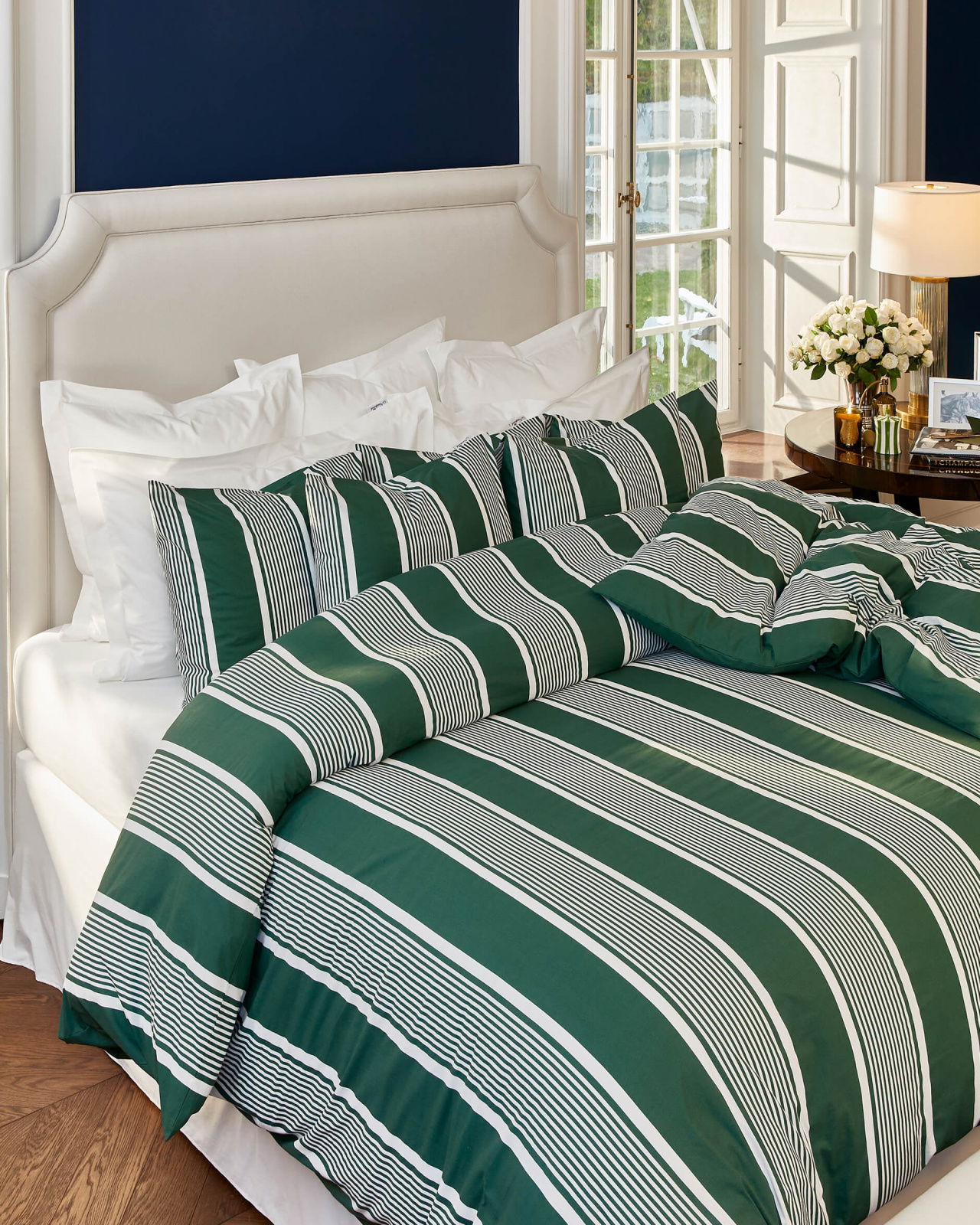 Louisville örngott grön 2-pack