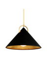 Charm loftlampe guld