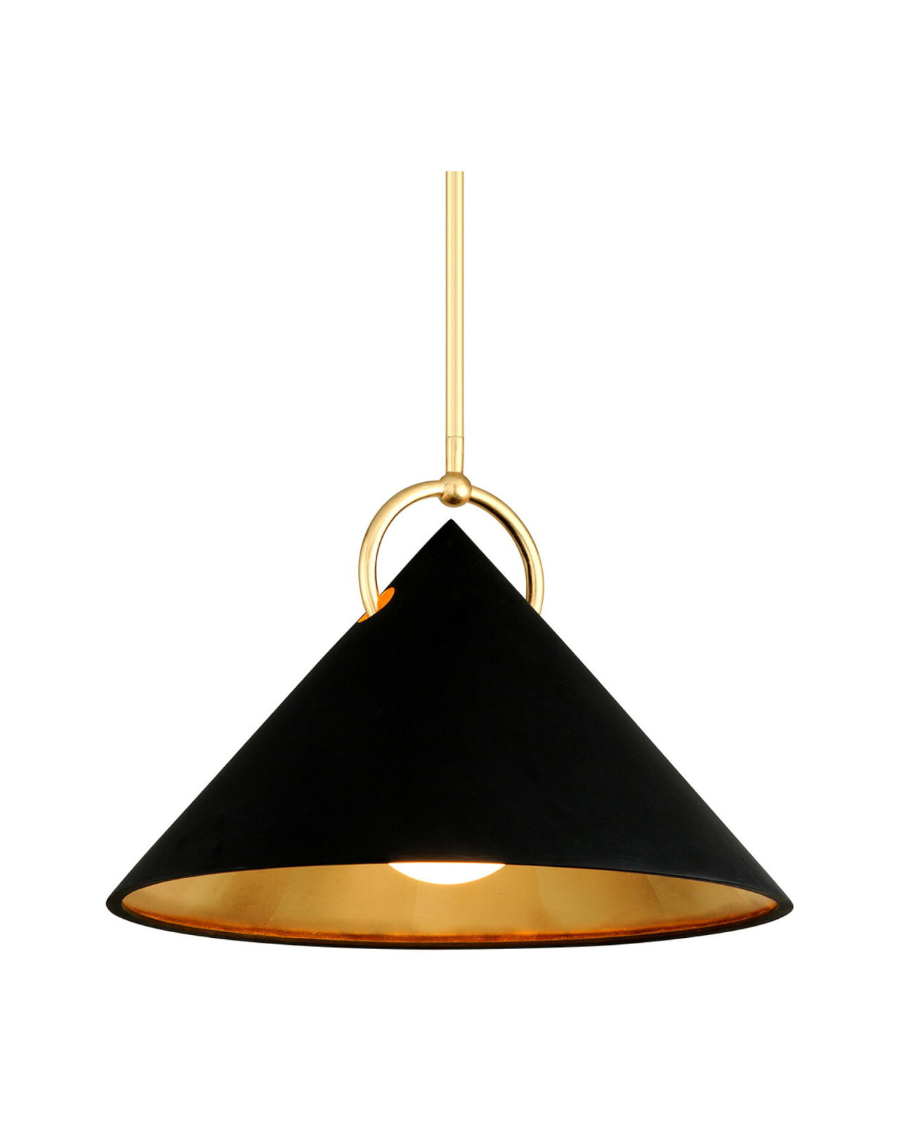 Charm loftlampe guld