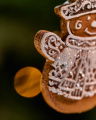 Whitby Gingerbread Snowman Ornament