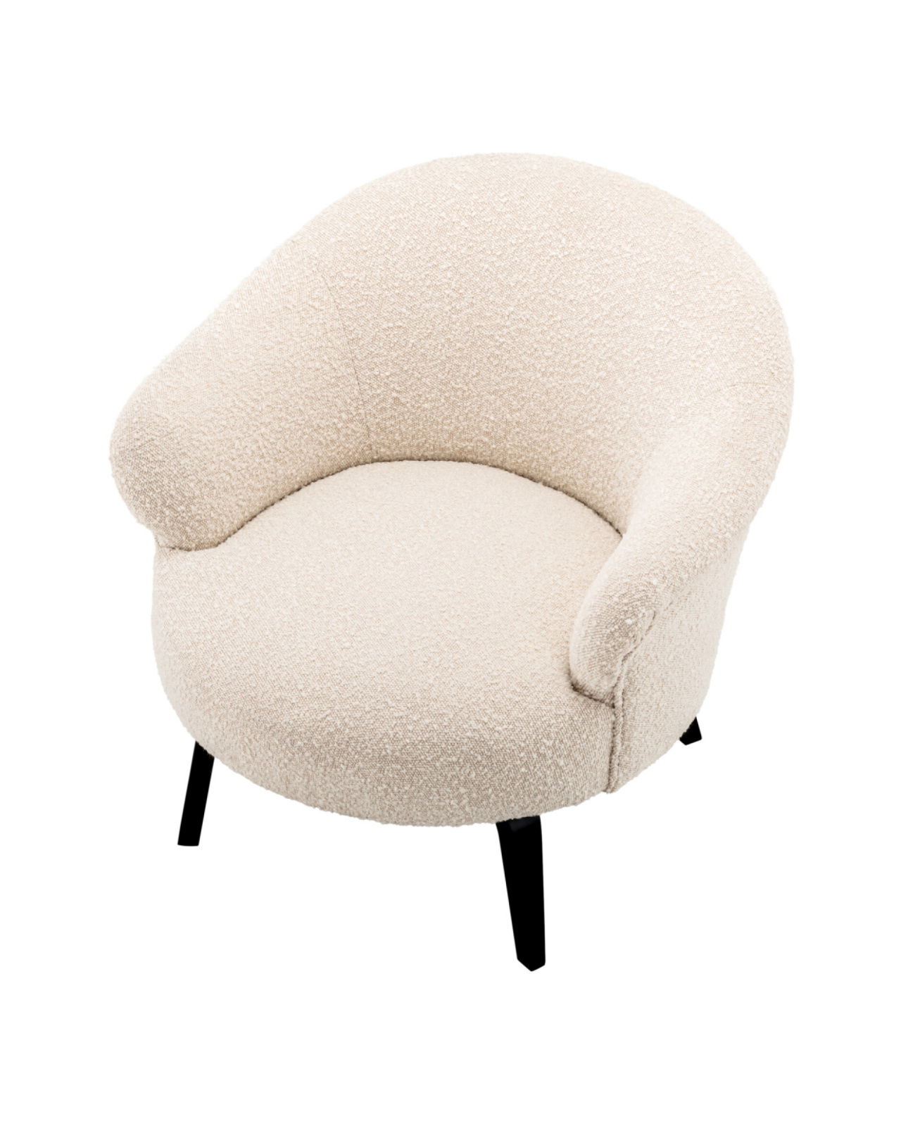 Moretti fåtölj bouclé cream