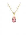Petite Drop kaulakoru light rose
