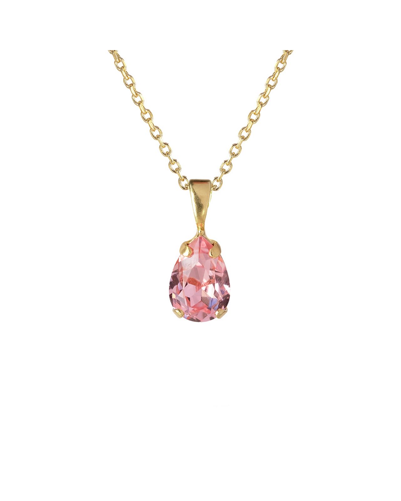 Petite Drop halskette light rose