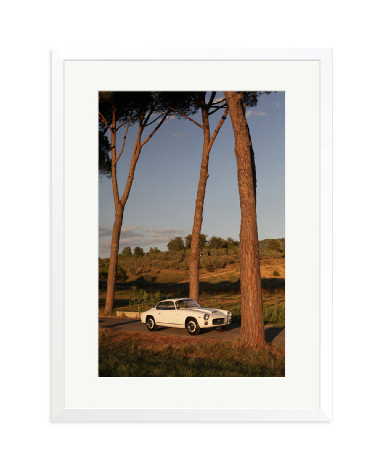 Lancia Flaminia Sport Zagato White / XL