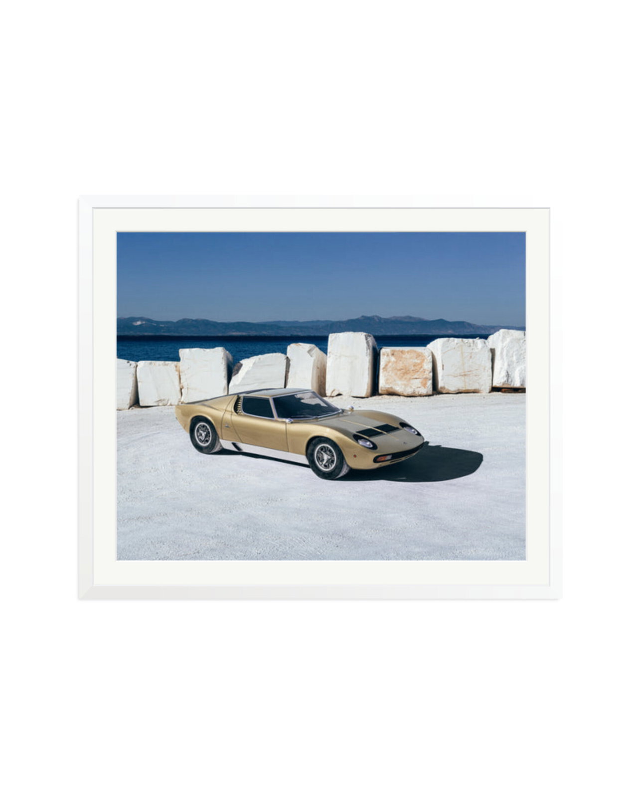 Lamborghini Miura in Greece White / XXL