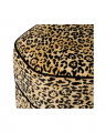 Roosevelt Stool Bernard Leopard Camel