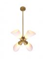 Papillon taklampe, messing