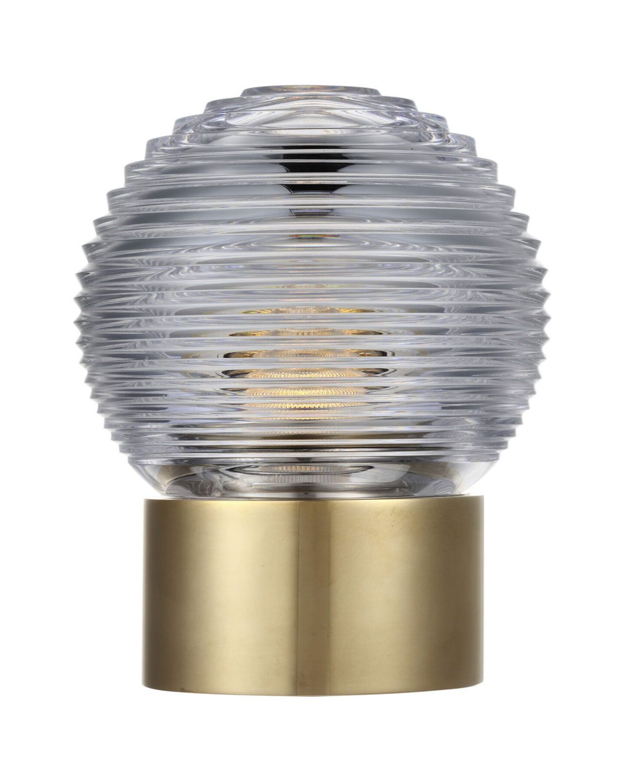 Circon 7" Rechargeable Accent Lamp Brass