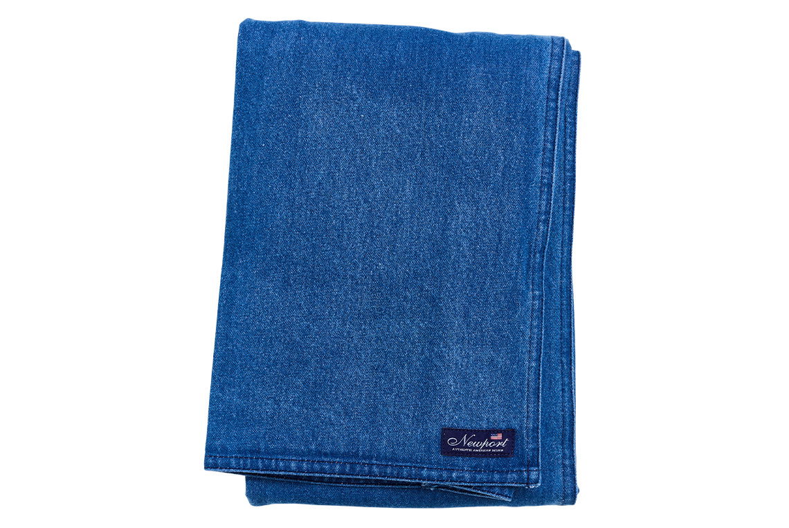 Denim tablecloth blue