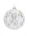 Lux Viola Bauble Clear Glass