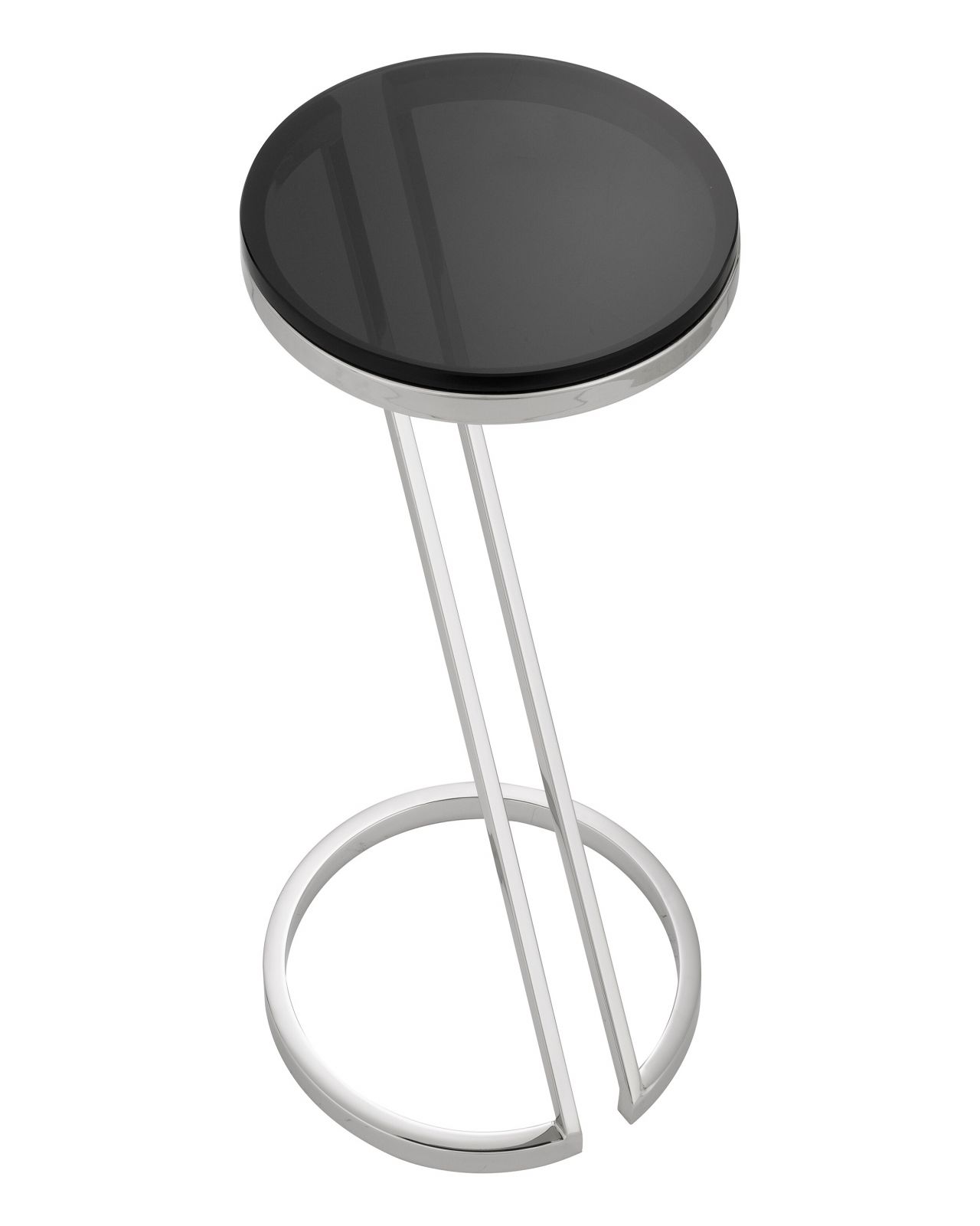 Falcone Side Table Polished Stainless Steel