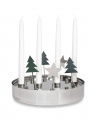 Jubel Advent Candlestick Silver