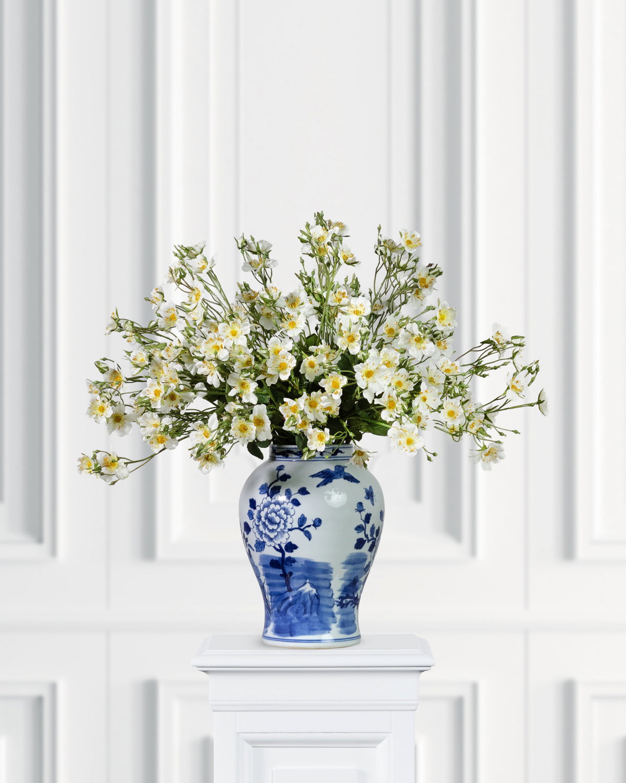 Japanese climbing rose cut flower white