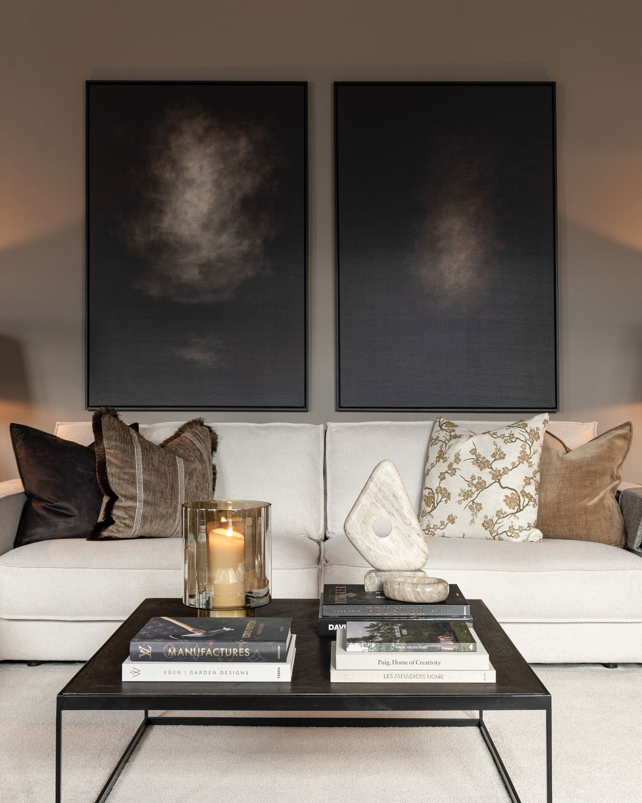 Gabby cushion cover camel