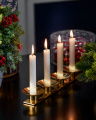 Blanche Advent Candleholder Brass