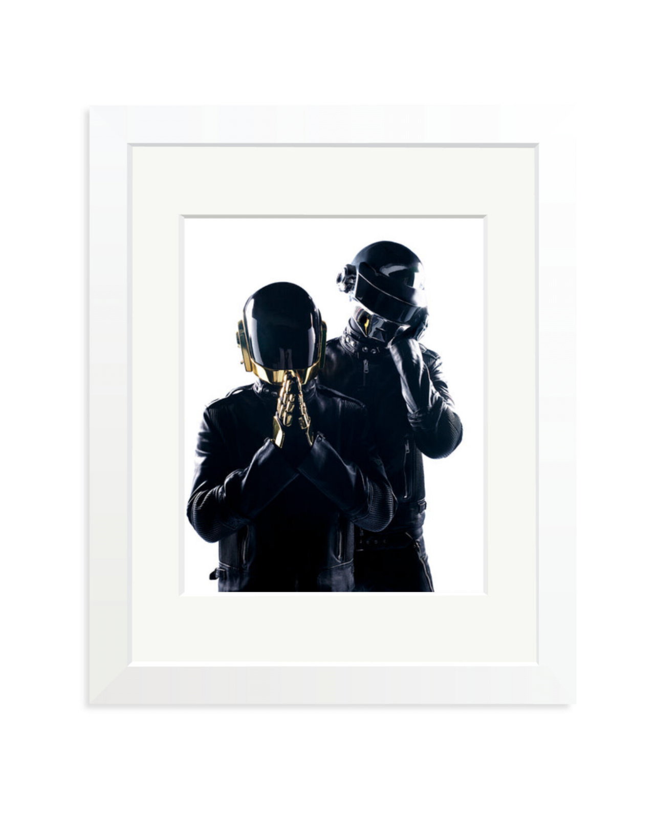 Daft Punk Robot Pray White / Small