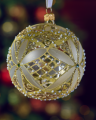 Lux Oriana julekule i klart glass/gull