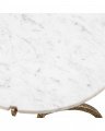 Cortina spisebord hvid marmor