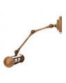 Luca Wall Lamp Antique Brass S OUTLET