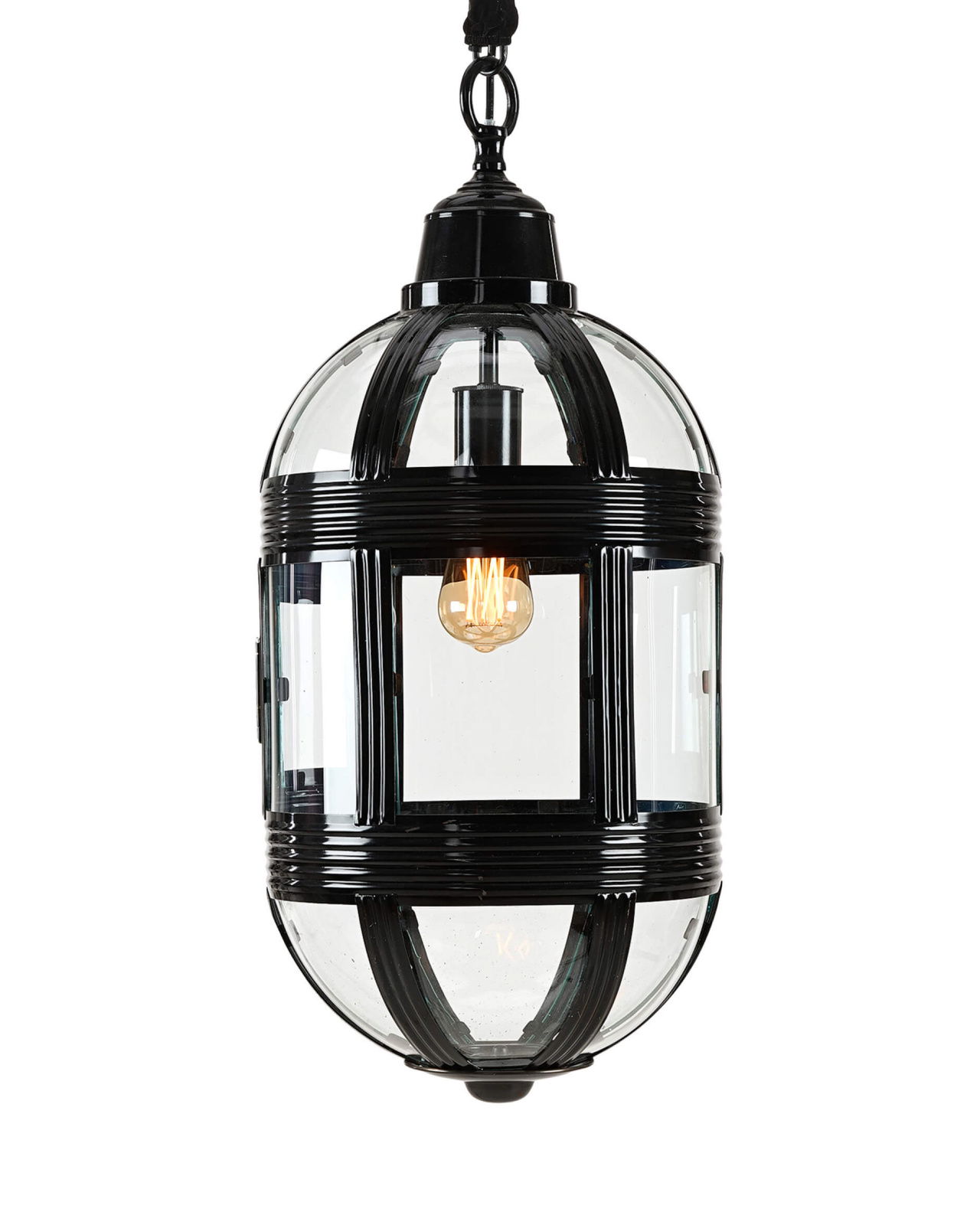 Timeless Octagonal Ceiling Lamp Black
