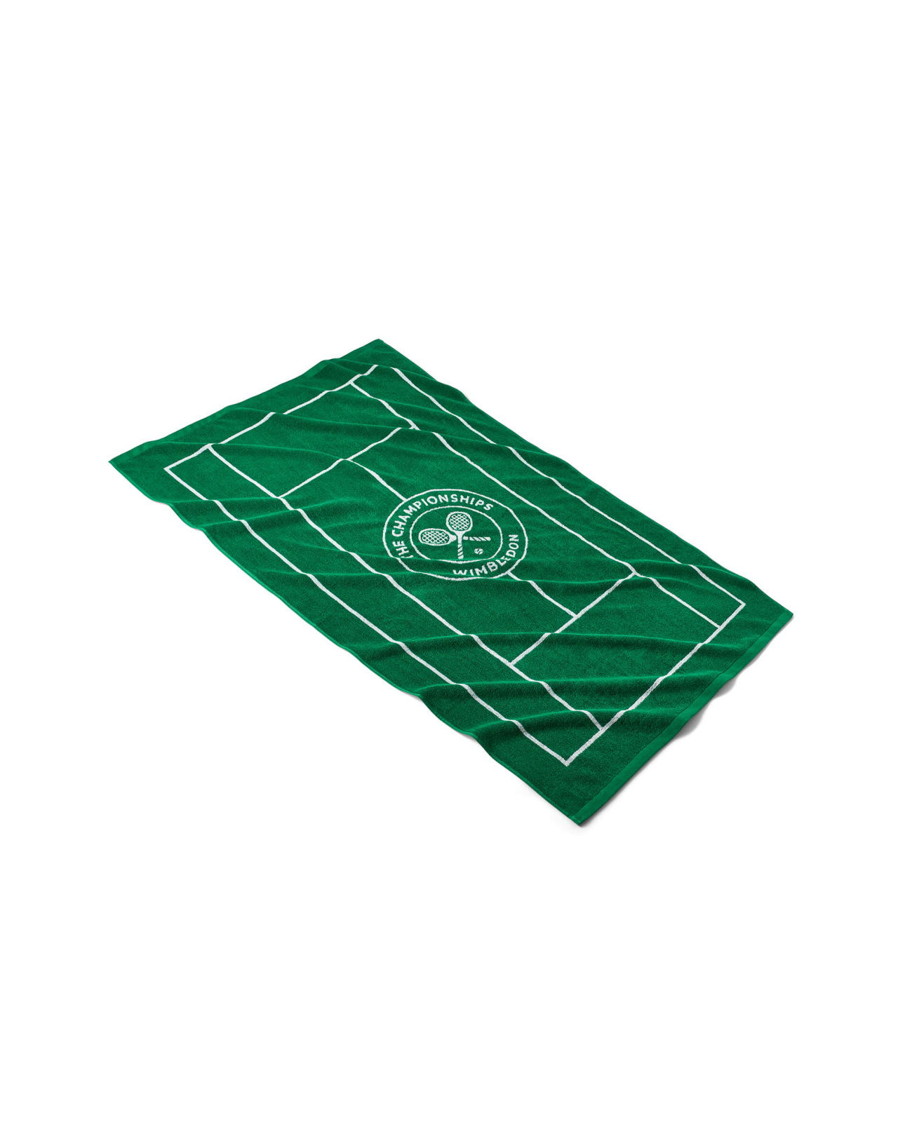 Wimbledon Tennis Court Towel Green