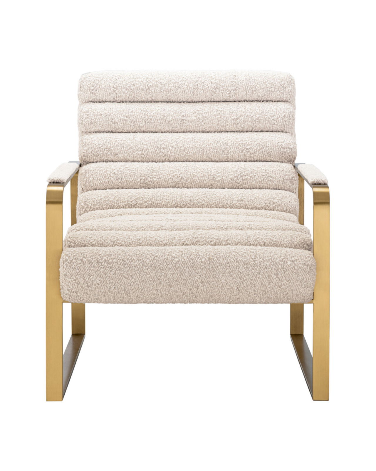 Olsen fauteuil bouclé crème