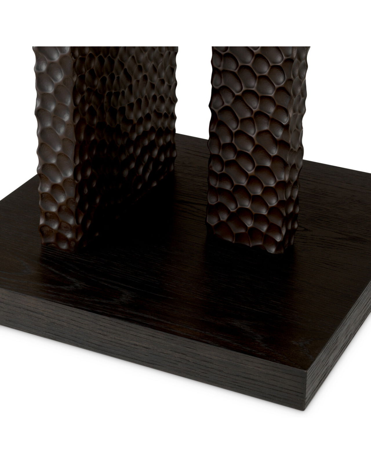 Bravon Side Table Ebony Oak Veneer