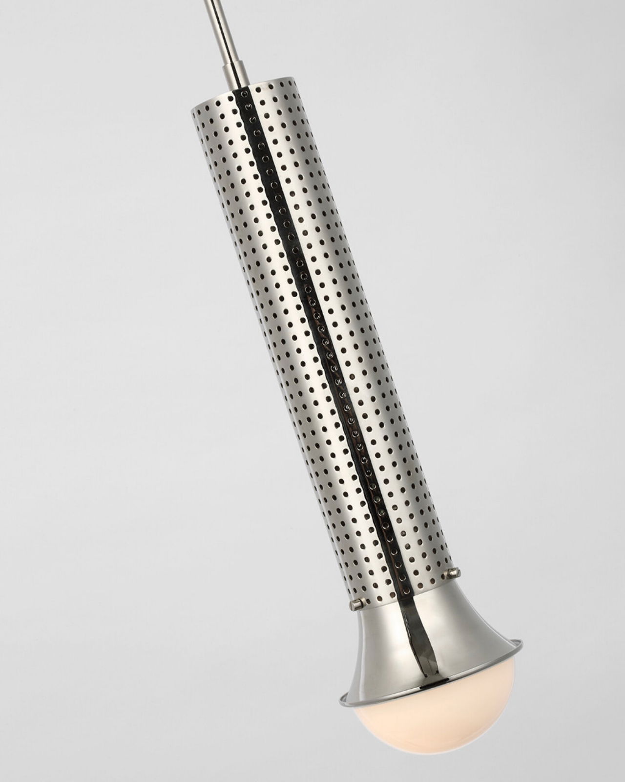 Precision Petite Elongated Pendant Polished Nickel
