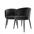 Filmore Dining Chairs Cameron Black Set of 2