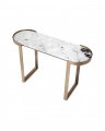 Fabio Console Table Brushed Brass