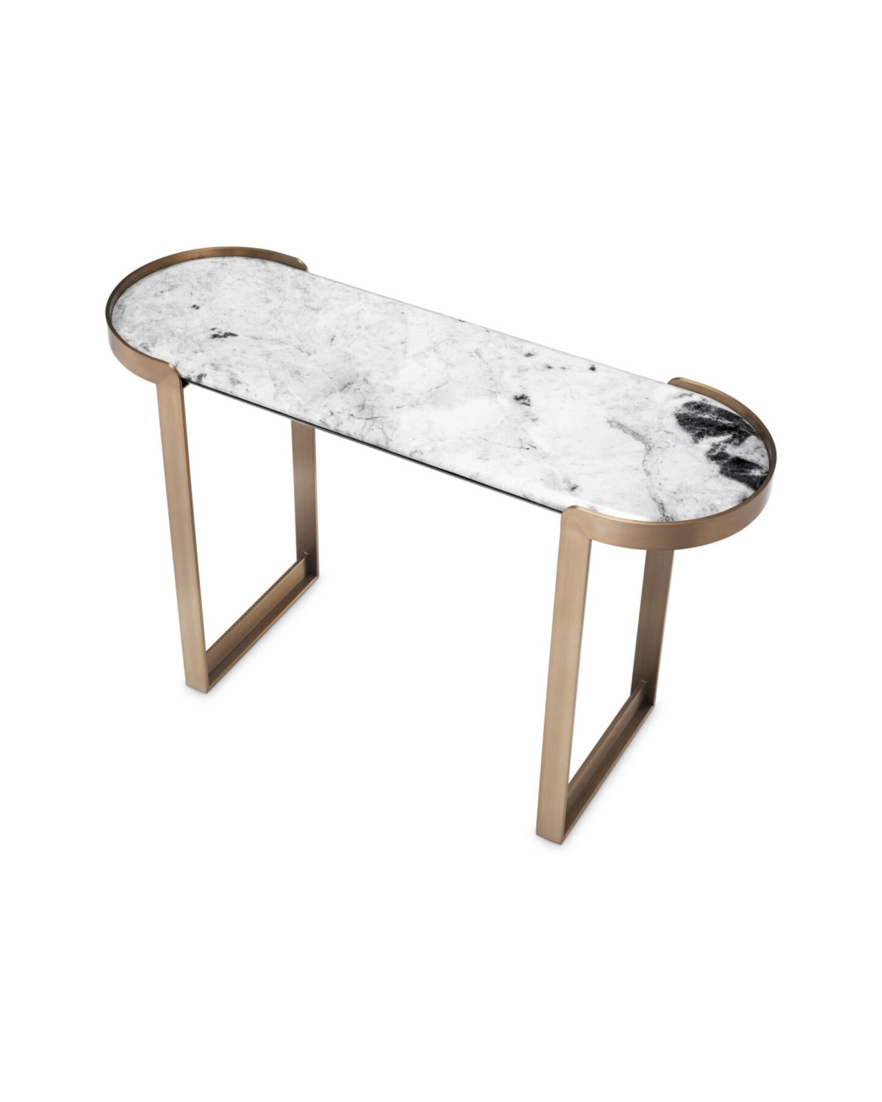 Fabio Console Table Brushed Brass
