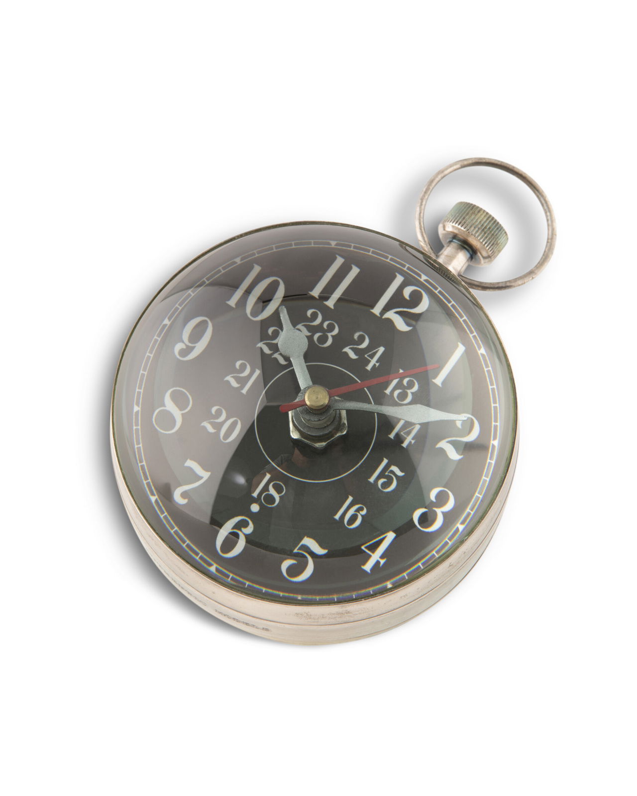 Eye of Time Clock, Silver