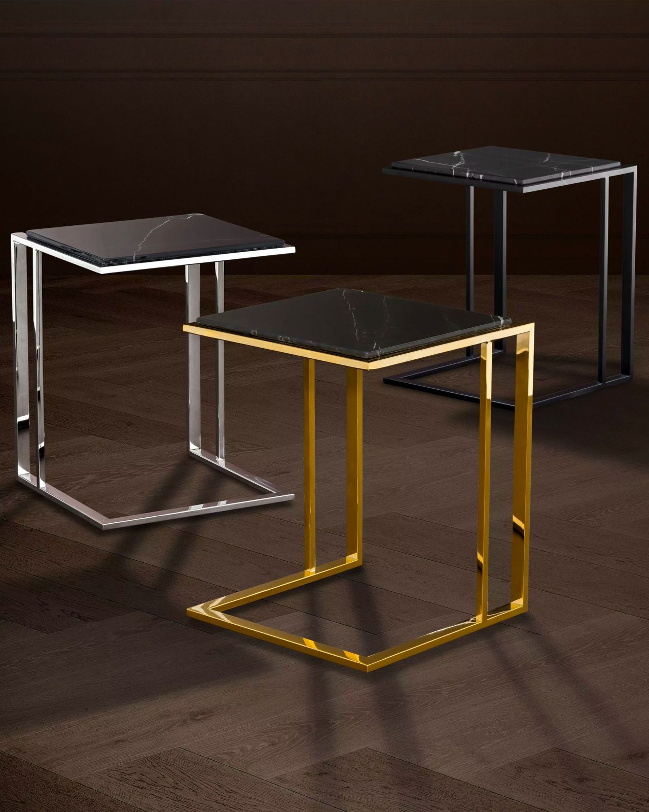 Cocktail sidobord gold finish OUTLET