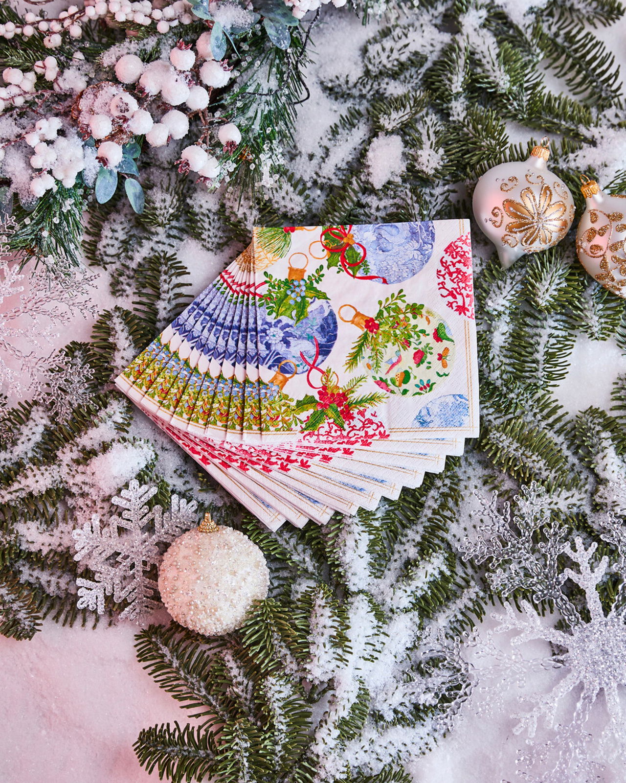 Baubles Christmas Napkins 20-pack