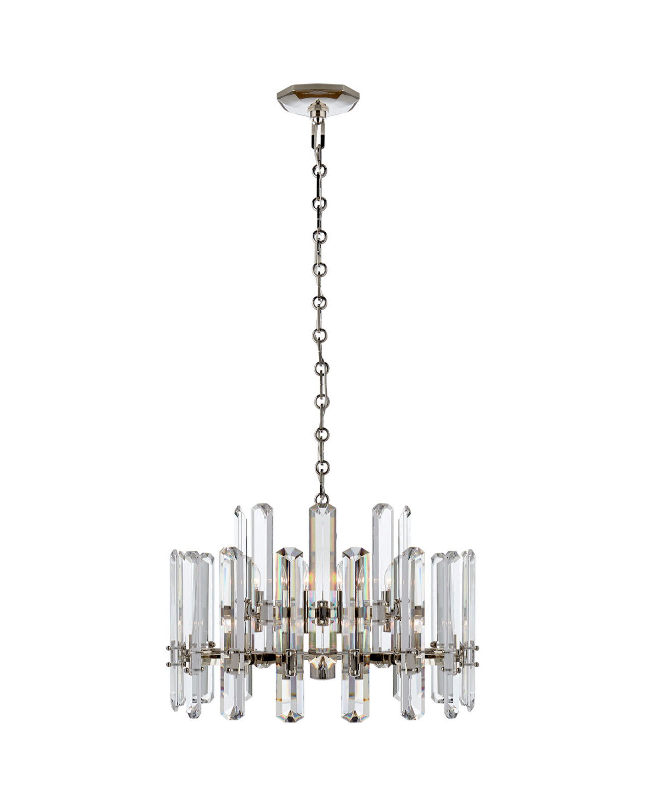 Bonnington Chandelier Polished Nickel