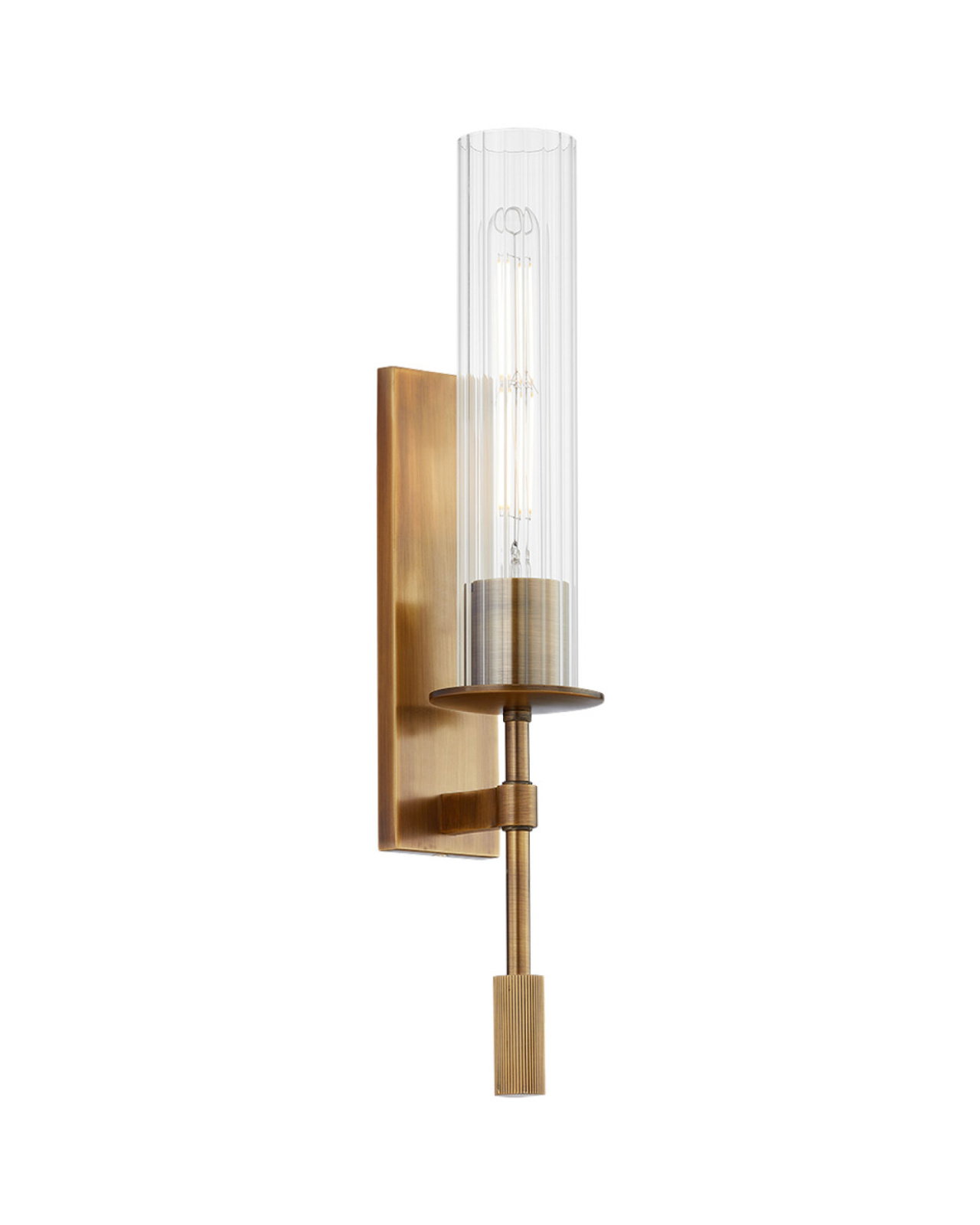 Elton vegglampe messing