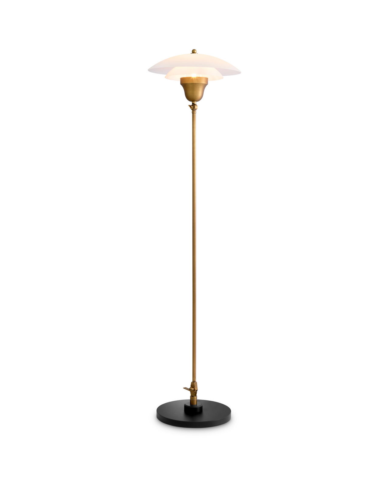 Novento Floor Lamp Antique Brass