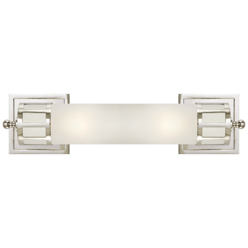 Openwork Medium Sconce Polished Nickel