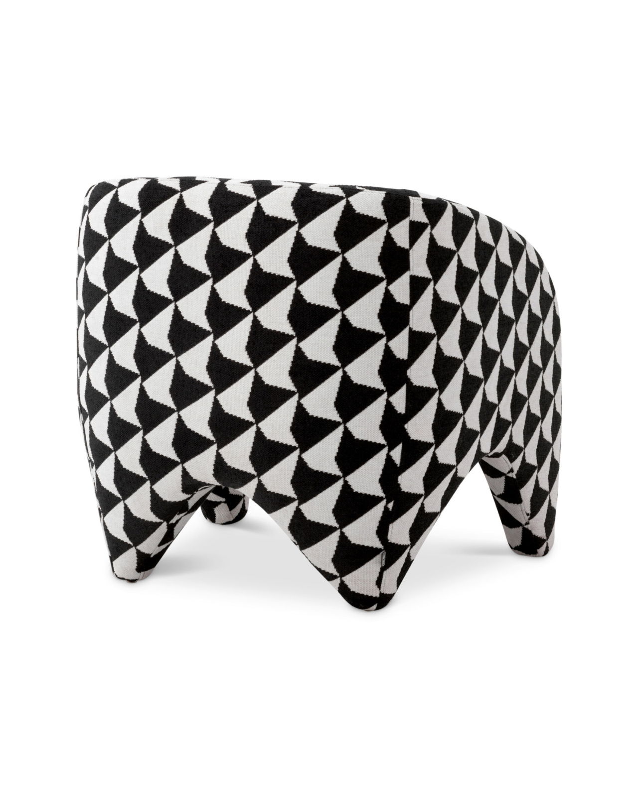 Toledo fåtölj zenith black and white