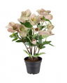 Christmas Rose Artificial Plant Pink